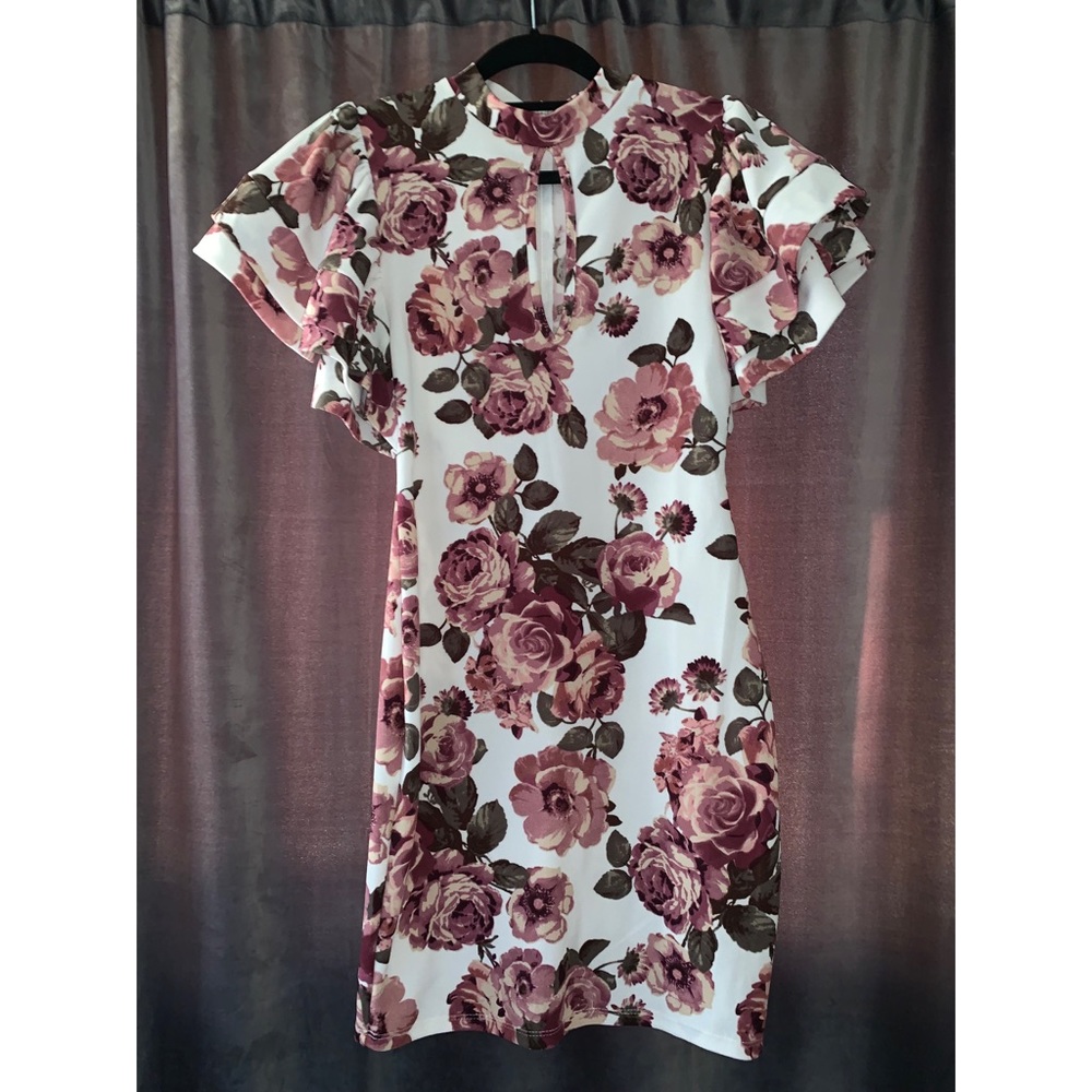 Pink Flower Dress | Kailee Mini Dress